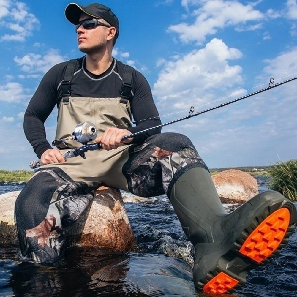 Sougayilang Spincast Fishing Reel, Easy to Use Push Button Casting Design，High Speed 3.9 :1，All-Metal Gears, Changeable Right/Left-Hand Retrieve, Includes Monofilament Line - Image 9